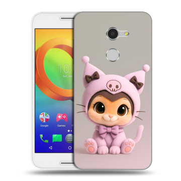 Силиконовый чехол на Alcatel A3 с принтом Куроми Kuromi Силиконовый чехол на Alcatel A3 с принтом Куроми Kuromi