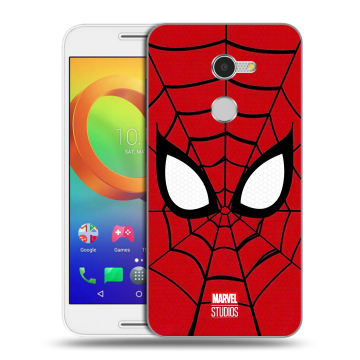 Силиконовый чехол на Alcatel A3 с принтом человек паук spiderman Силиконовый чехол на Alcatel A3 с принтом человек паук spiderman