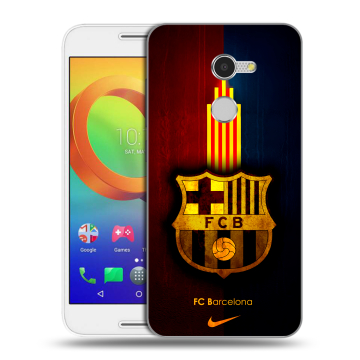 Силиконовый чехол на Alcatel A3 с принтом Барселона Barcelona
