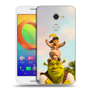 Силиконовый чехол на Alcatel A3 с принтом Шрек Shrek