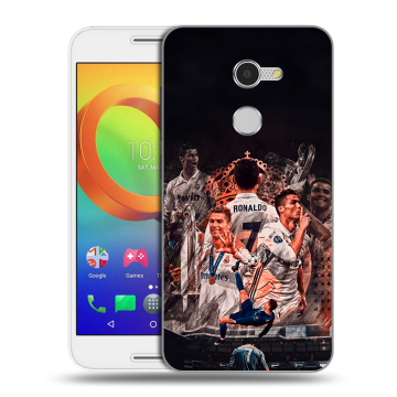 Силиконовый чехол на Alcatel A3 с принтом Реал Роналдо Real Ronaldo