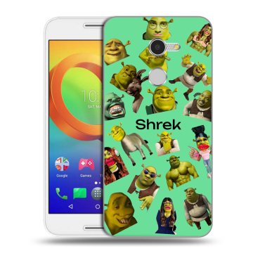 Силиконовый чехол на Alcatel A3 с принтом Шрек Shrek