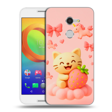 Силиконовый чехол на Alcatel A3 с принтом для девочек Силиконовый чехол на Alcatel A3 с принтом для девочек