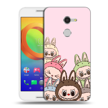 Силиконовый чехол на Alcatel A3 с принтом Лабубу