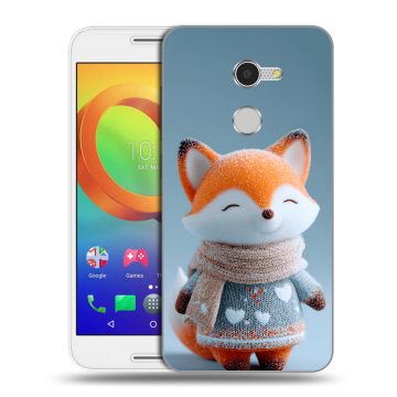 Силиконовый чехол на Alcatel A3 с принтом Лиса