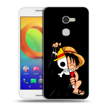 Силиконовый чехол на Alcatel A3 с принтом One Piece Ван Пис