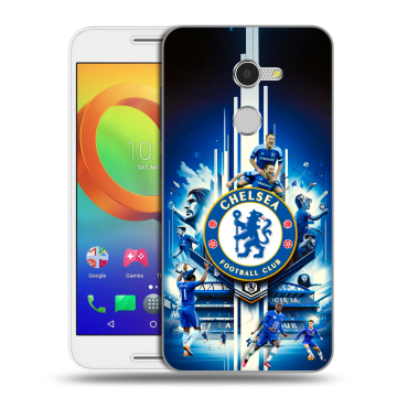 Силиконовый чехол на Alcatel A3 с принтом Chelsea Челси