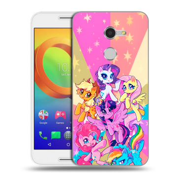 Силиконовый чехол на Alcatel A3 с принтом My little pony Дружба чудо Силиконовый чехол на Alcatel A3 с принтом My little pony Дружба чудо