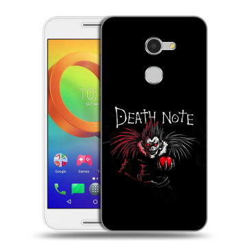 Силиконовый чехол на Alcatel A3 с принтом Death note Тетрадь смерти Силиконовый чехол на Alcatel A3 с принтом Death note Тетрадь смерти