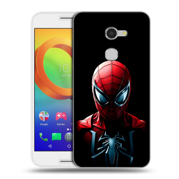 Силиконовый чехол на Alcatel A3 с принтом Spiderman Человек паук