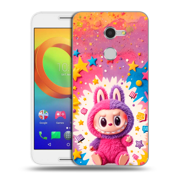 Силиконовый чехол на Alcatel A3 с принтом Labubu Лабубу Силиконовый чехол на Alcatel A3 с принтом Labubu Лабубу