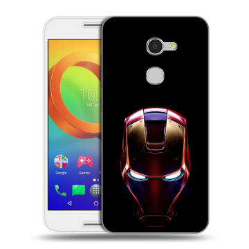 Силиконовый чехол на Alcatel A3 с принтом IronMan Железный человек Силиконовый чехол на Alcatel A3 с принтом IronMan Железный человек