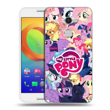 Силиконовый чехол на Alcatel A3 с принтом My little pony Дружба чудо