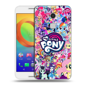 Силиконовый чехол на Alcatel A3 с принтом My little pony Дружба чудо Силиконовый чехол на Alcatel A3 с принтом My little pony Дружба чудо
