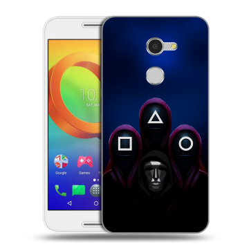 Силиконовый чехол на Alcatel A3 с принтом Игра Кальмара