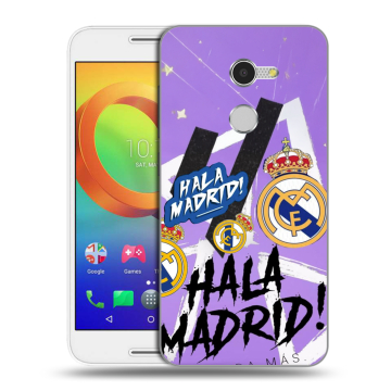 Силиконовый чехол на Alcatel A3 с принтом Real Madrid Реал Мадрид Силиконовый чехол на Alcatel A3 с принтом Real Madrid Реал Мадрид