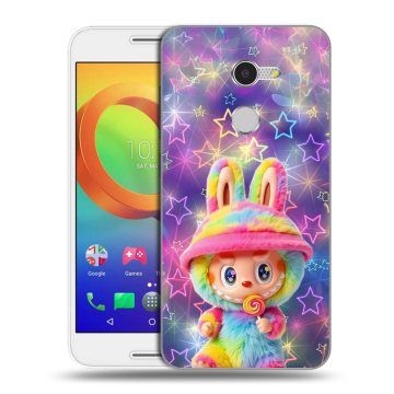Силиконовый чехол на Alcatel A3 с принтом Labubu Лабубу