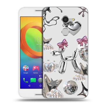 Силиконовый чехол на Alcatel A3 с принтом Y2K