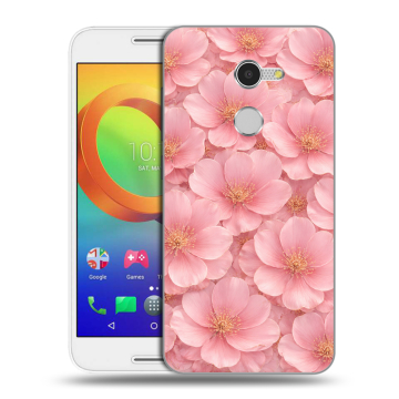 Силиконовый чехол на Alcatel A3 с принтом женский