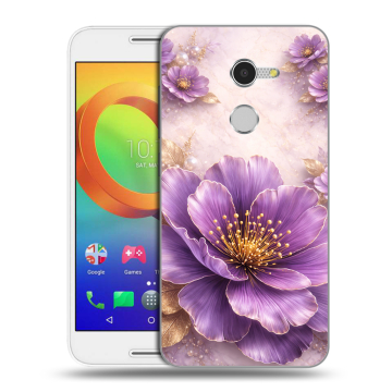 Силиконовый чехол на Alcatel A3 с принтом женский Силиконовый чехол на Alcatel A3 с принтом женский