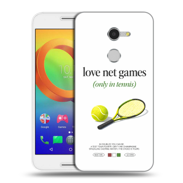 Силиконовый чехол на Alcatel A3 с принтом для девочек