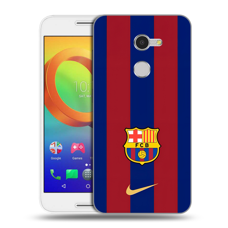 Силиконовый чехол на Alcatel A3 с принтом Барселона Barcelona Силиконовый чехол на Alcatel A3 с принтом Барселона Barcelona