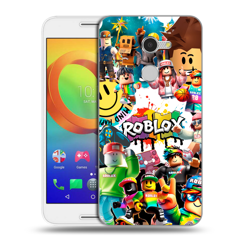 Силиконовый чехол на Alcatel A3 с принтом Roblox Роблокс Силиконовый чехол на Alcatel A3 с принтом Roblox Роблокс