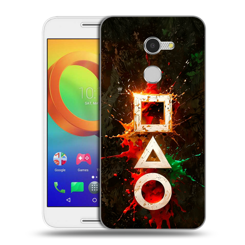 Силиконовый чехол на Alcatel A3 с принтом Squid Game Игра кальмара Силиконовый чехол на Alcatel A3 с принтом Squid Game Игра кальмара