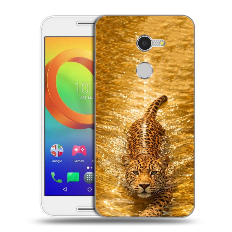 Силиконовый чехол на Alcatel A3 с принтом женский Силиконовый чехол на Alcatel A3 с принтом женский