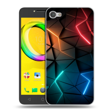 Силиконовый чехол на Alcatel A5 LED с принтом Абстракция неон Силиконовый чехол на Alcatel A5 LED с принтом Абстракция неон