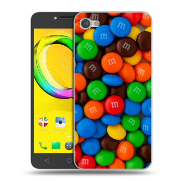 Силиконовый чехол на Alcatel A5 LED с принтом Конфеты Силиконовый чехол на Alcatel A5 LED с принтом Конфеты