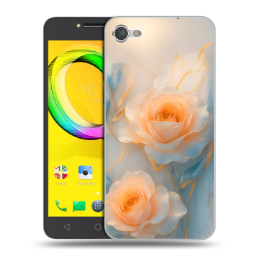 Силиконовый чехол на Alcatel A5 LED с принтом Женский Силиконовый чехол на Alcatel A5 LED с принтом Женский