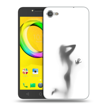 Силиконовый чехол на Alcatel A5 LED с принтом Силуэт