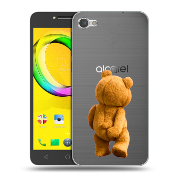 Силиконовый чехол на Alcatel A5 LED с принтом Медведь Силиконовый чехол на Alcatel A5 LED с принтом Медведь