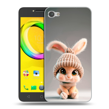 Силиконовый чехол на Alcatel A5 LED с принтом Кролик