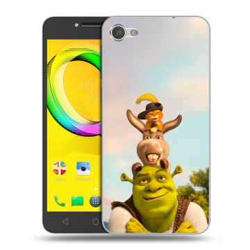 Силиконовый чехол на Alcatel A5 LED с принтом Шрек Shrek Силиконовый чехол на Alcatel A5 LED с принтом Шрек Shrek