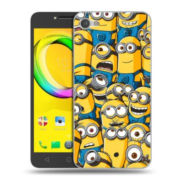 Силиконовый чехол на Alcatel A5 LED с принтом Миньоны Силиконовый чехол на Alcatel A5 LED с принтом Миньоны