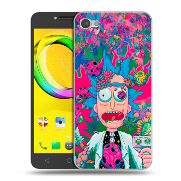 Силиконовый чехол на Alcatel A5 LED с принтом Рик и Морти Rick Morty Силиконовый чехол на Alcatel A5 LED с принтом Рик и Морти Rick Morty
