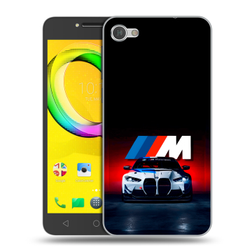Силиконовый чехол на Alcatel A5 LED с принтом БМВ BMW
