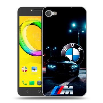 Силиконовый чехол на Alcatel A5 LED с принтом БМВ BMW