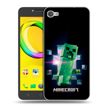 Силиконовый чехол на Alcatel A5 LED с принтом Майнкрафт Minecraft Силиконовый чехол на Alcatel A5 LED с принтом Майнкрафт Minecraft