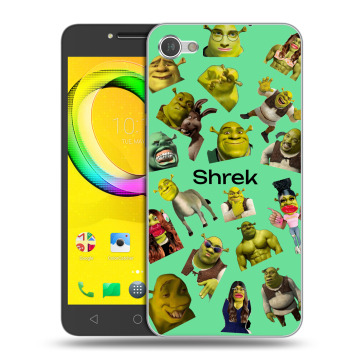 Силиконовый чехол на Alcatel A5 LED с принтом Шрек Shrek Силиконовый чехол на Alcatel A5 LED с принтом Шрек Shrek