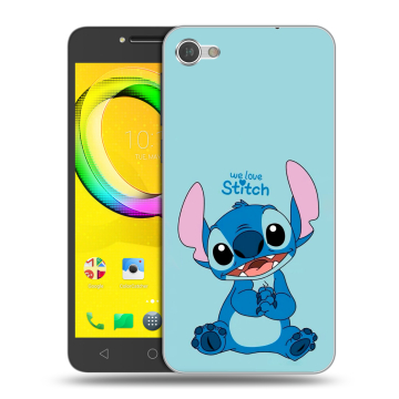 Силиконовый чехол на Alcatel A5 LED с принтом Лило и Стич