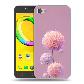 Силиконовый чехол на Alcatel A5 LED с принтом Цветы Силиконовый чехол на Alcatel A5 LED с принтом Цветы