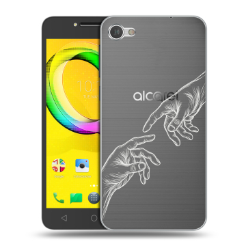Силиконовый чехол на Alcatel A5 LED с принтом Сотворение мира Силиконовый чехол на Alcatel A5 LED с принтом Сотворение мира