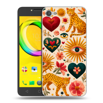 Силиконовый чехол на Alcatel A5 LED с принтом Модный принт Силиконовый чехол на Alcatel A5 LED с принтом Модный принт