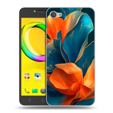 Силиконовый чехол на Alcatel A5 LED с принтом Цветы Силиконовый чехол на Alcatel A5 LED с принтом Цветы