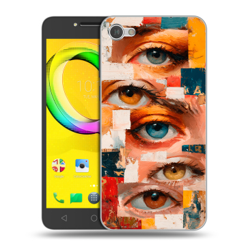 Силиконовый чехол на Alcatel A5 LED с принтом Модный принт Силиконовый чехол на Alcatel A5 LED с принтом Модный принт
