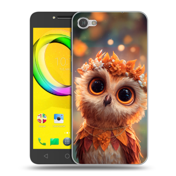 Силиконовый чехол на Alcatel A5 LED с принтом Милая сова Силиконовый чехол на Alcatel A5 LED с принтом Милая сова