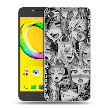 Силиконовый чехол на Alcatel A5 LED с принтом Ahegao Ахегао Аниме Силиконовый чехол на Alcatel A5 LED с принтом Ahegao Ахегао Аниме